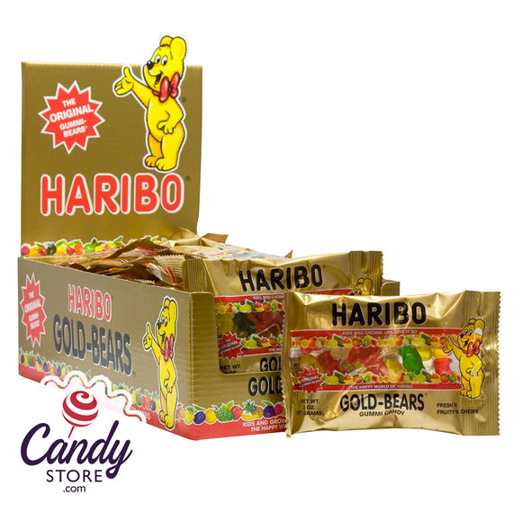 Haribo Gold Bears Gummi Candy 2oz Bags - 24ct CandyStore.com