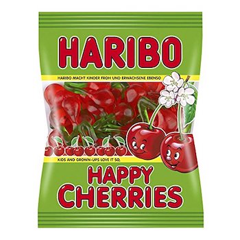 Haribo Sour Happy Cherries 140g