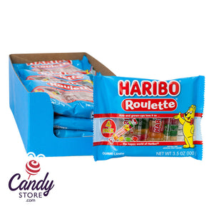 Haribo Roulette Gummy Candy 4 Pc 3.5oz - 15ct CandyStore.com