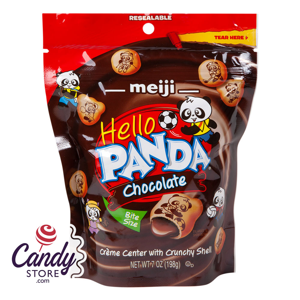 ※ぱんだこぱんだ※ Hello Panda Chocolate 7oz Pouch - 6ct | CandyStore.com
