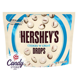 Hershey's Cookies N Creme Drops 7.6oz Pouch - 8ct CandyStore.com