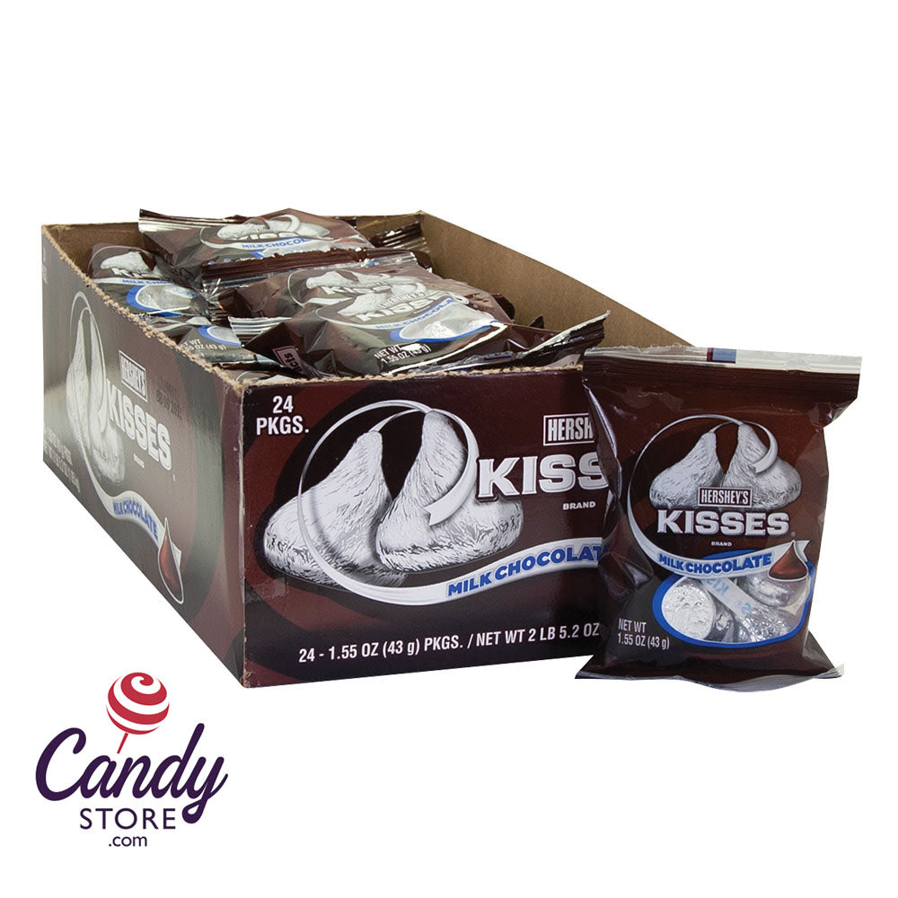 Hershey's Kisses 1.55oz Bag - 24ct | CandyStore.com