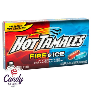 Hot Tamales Fire & Ice 5oz Theater Box - 12ct CandyStore.com