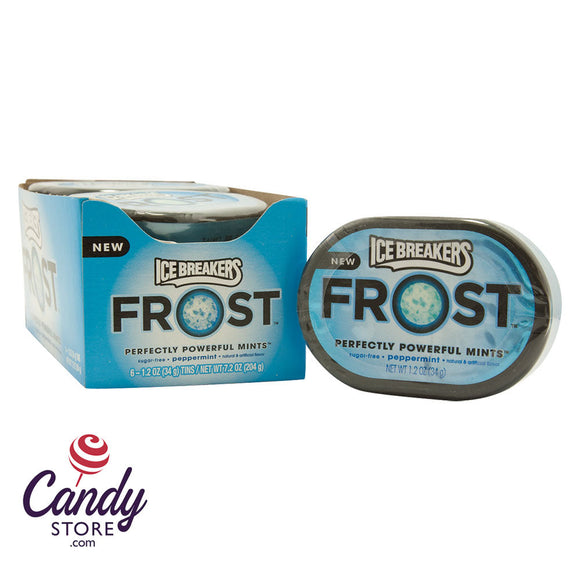 Ice Breakers Frost Peppermint Mints 1.2oz - 6ct CandyStore.com