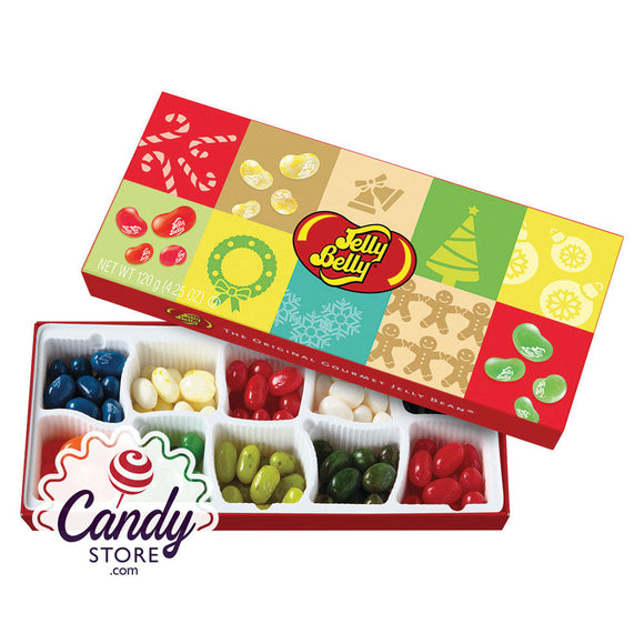 Jelly Belly 10-Flavor Christmas 4.25oz Gift Boxes - 10ct CandyStore.com