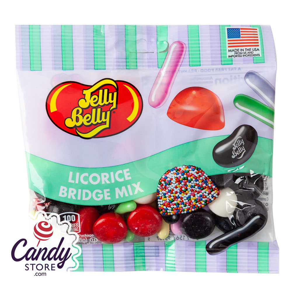 Jelly Belly Licorice Bridge Mix Bags 12ct