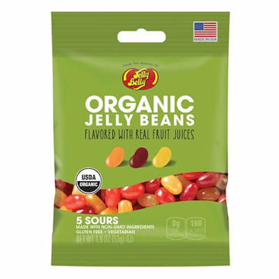 Jelly Belly Organic Sour Jelly Beans - 12ct CandyStore.com