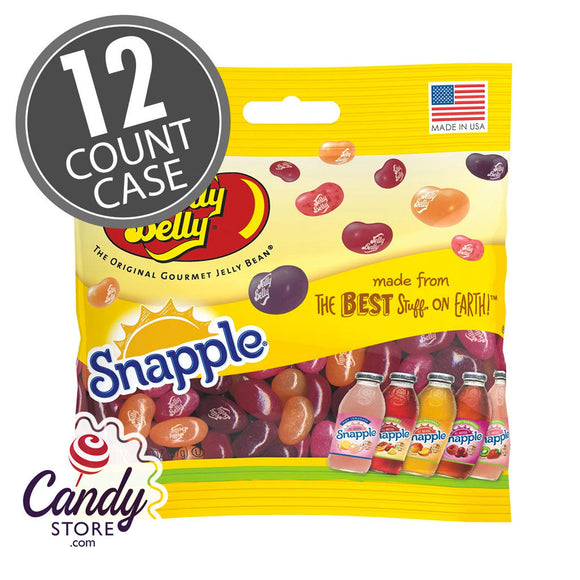 Jelly Belly Snapple Mix Jelly Beans Bags - 12ct CandyStore.com