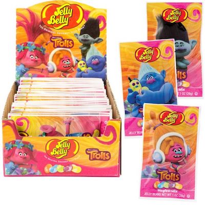 Jelly Belly Trolls Jelly Bean Bags - 24ct CandyStore.com