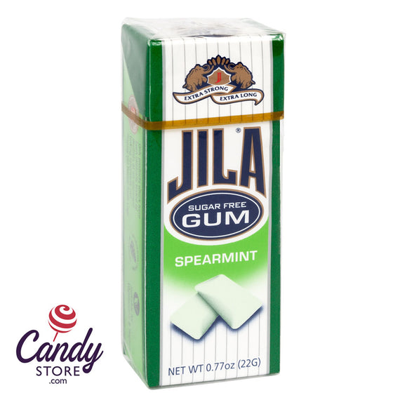Jila Sugar Free Spearmint Gum 0.77oz - 12ct CandyStore.com