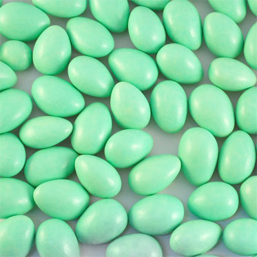 Jordan Almonds Pastel Green - 5lb CandyStore.com