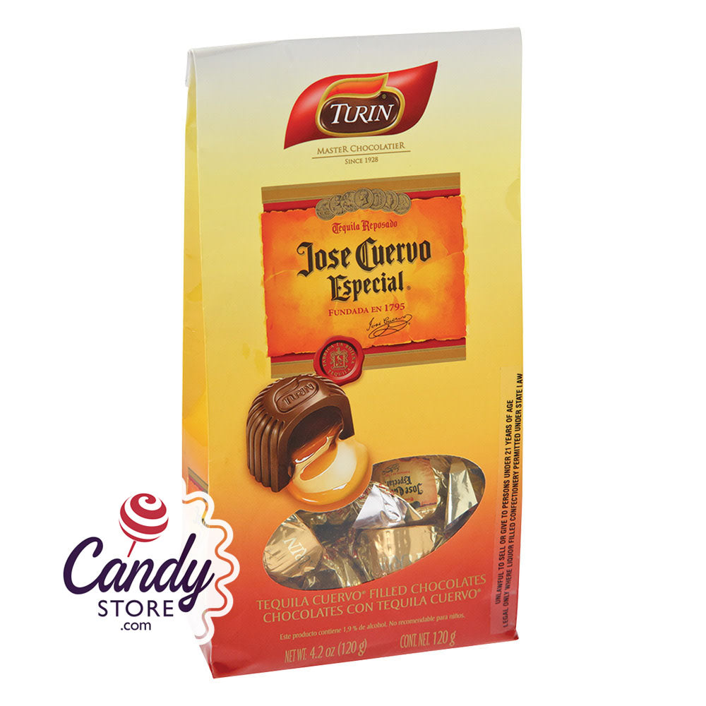 Jose Cuervo Tequila Liquor Filled Dark Chocolates 4.23oz Bags 12ct
