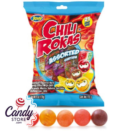 Jovy Chili Rokas Surtida Assorted Bags - 24ct CandyStore.com