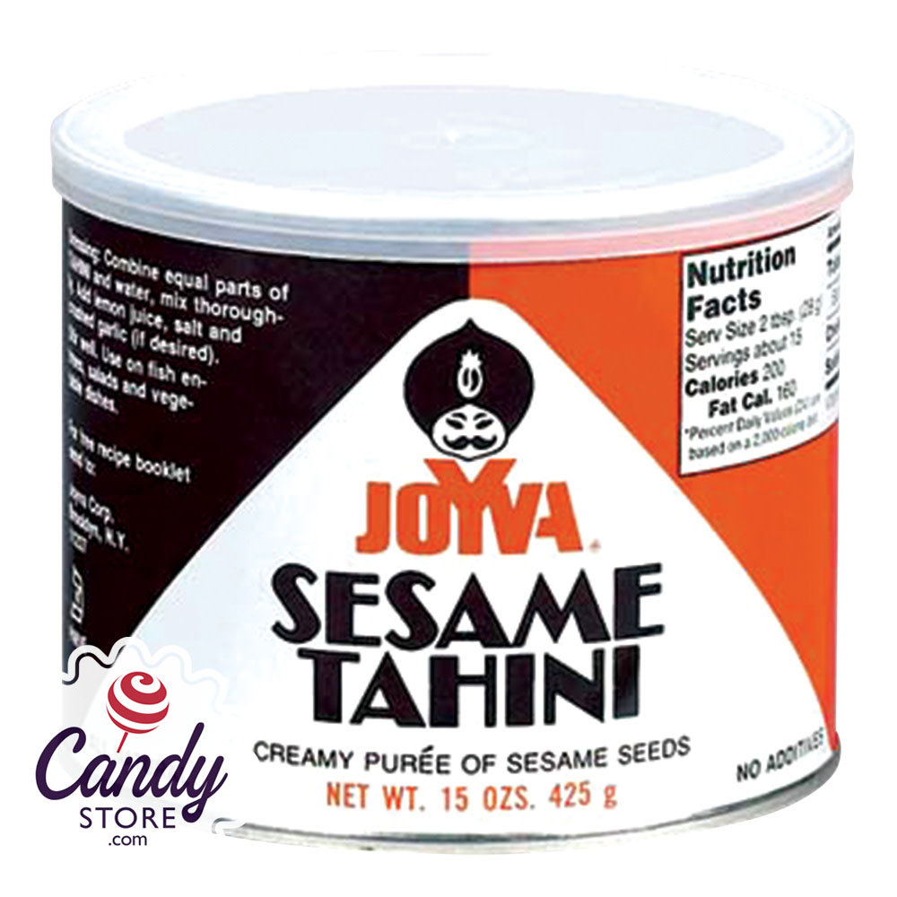 Joyva Sesame Tahini 15oz Tin 12ct