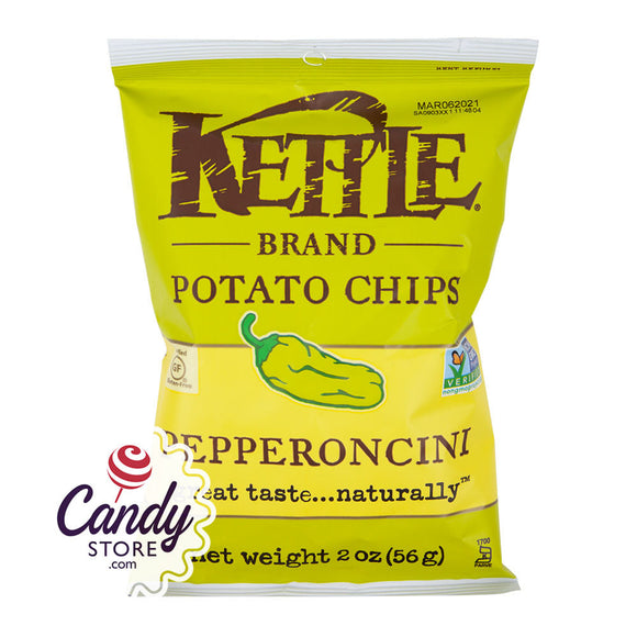 Kettle Pepperoncini Chips 2oz Bags - 24ct CandyStore.com