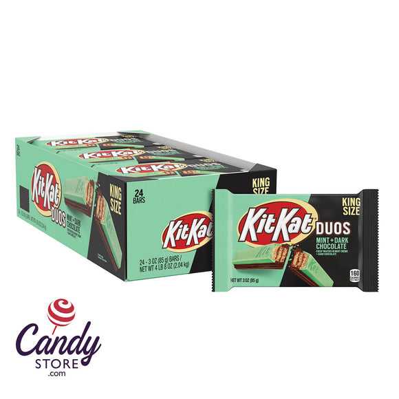 Kit Kat Duos Dark Chocolate Mint King 3oz - 24ct CandyStore.com