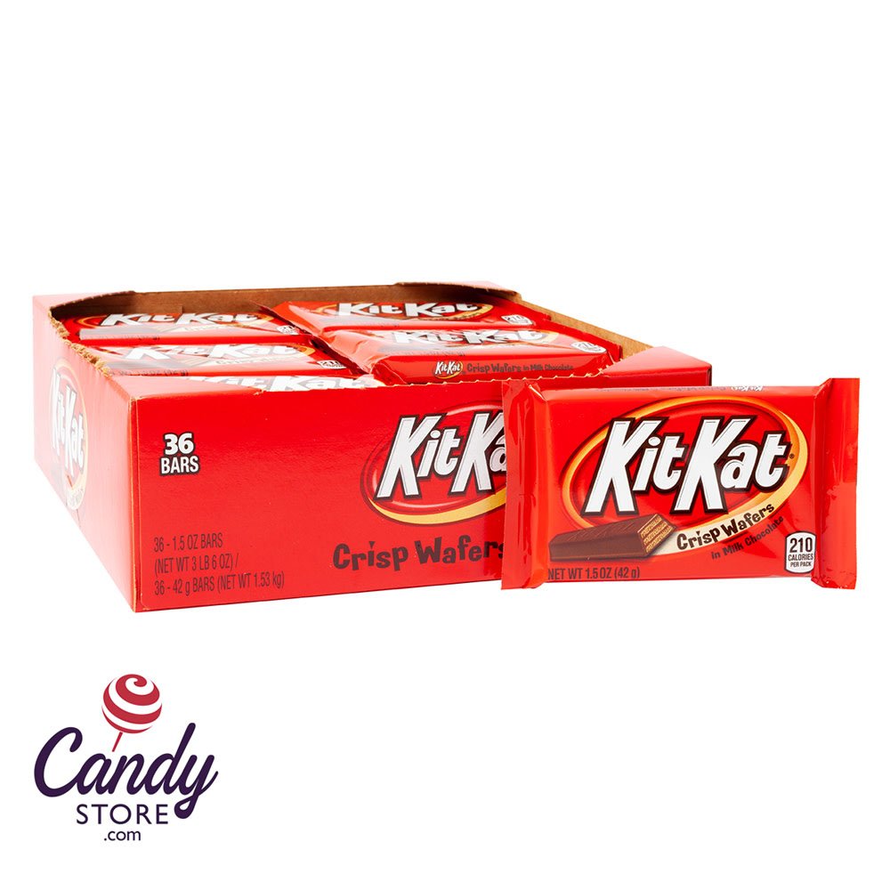 Kit Kat Milk Chocolate Wafer Candy Bars, Easter, 1.5 Oz Bulk Box (36 Count)