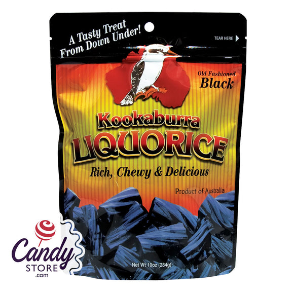 Kookaburra Black Licorice Bags - 12ct CandyStore.com