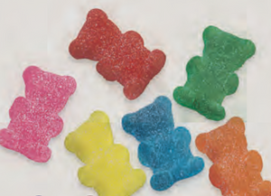 Large Sanded Gummi Bears - 5lb CandyStore.com
