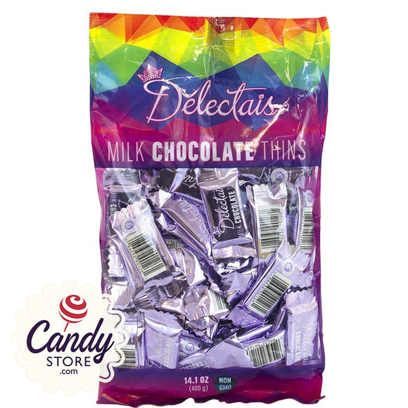 Lavender Delectais Milk Chocolate Thins Bags - 14.1oz CandyStore.com