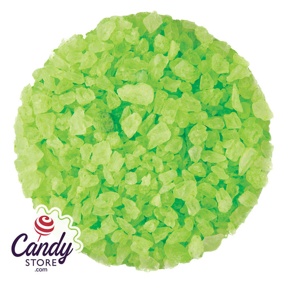 Light Green Watermelon Rock Candy Crystals Dryden & Palmer - 5lb CandyStore.com