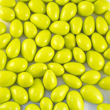 Lime Green Jordan Almonds -5lb CandyStore.com