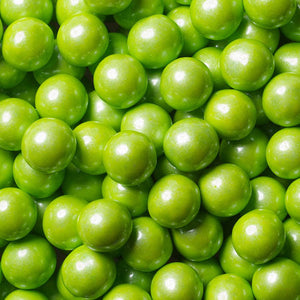 Lime Green Pearl Sixlets Candy - 12lb CandyStore.com