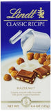 Lindt Classic Recipe Milk Chocolate Hazelnut Bars - 12ct CandyStore.com