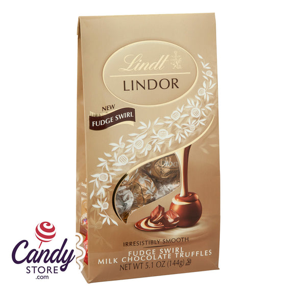 Lindt Lindor Fudge Swirl Truffles 5.1oz Bag - 6ct CandyStore.com