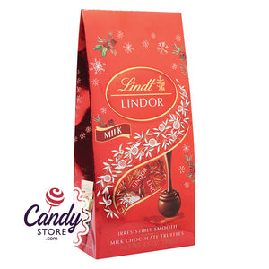 Lindt Lindor Holiday Milk Chocolate Truffles 8.5oz Bags - 12ct CandyStore.com