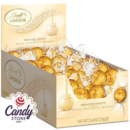 Lindt White Chocolate Lindor Truffles - 120ct CandyStore.com