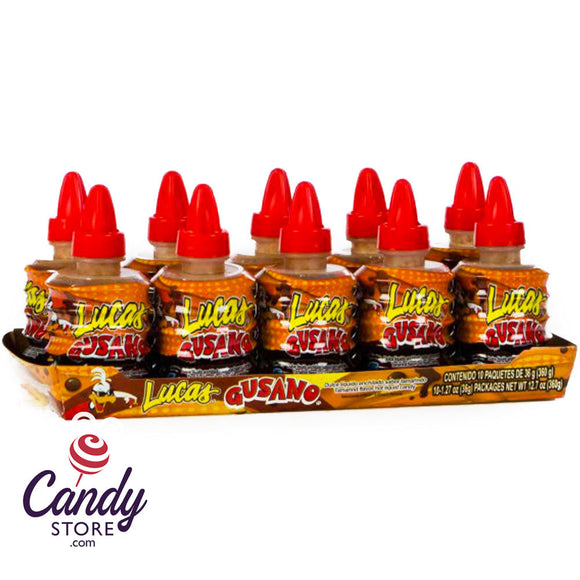 Lucas Gusano Chamoy & Tamarindo - 10ct Pack CandyStore.com
