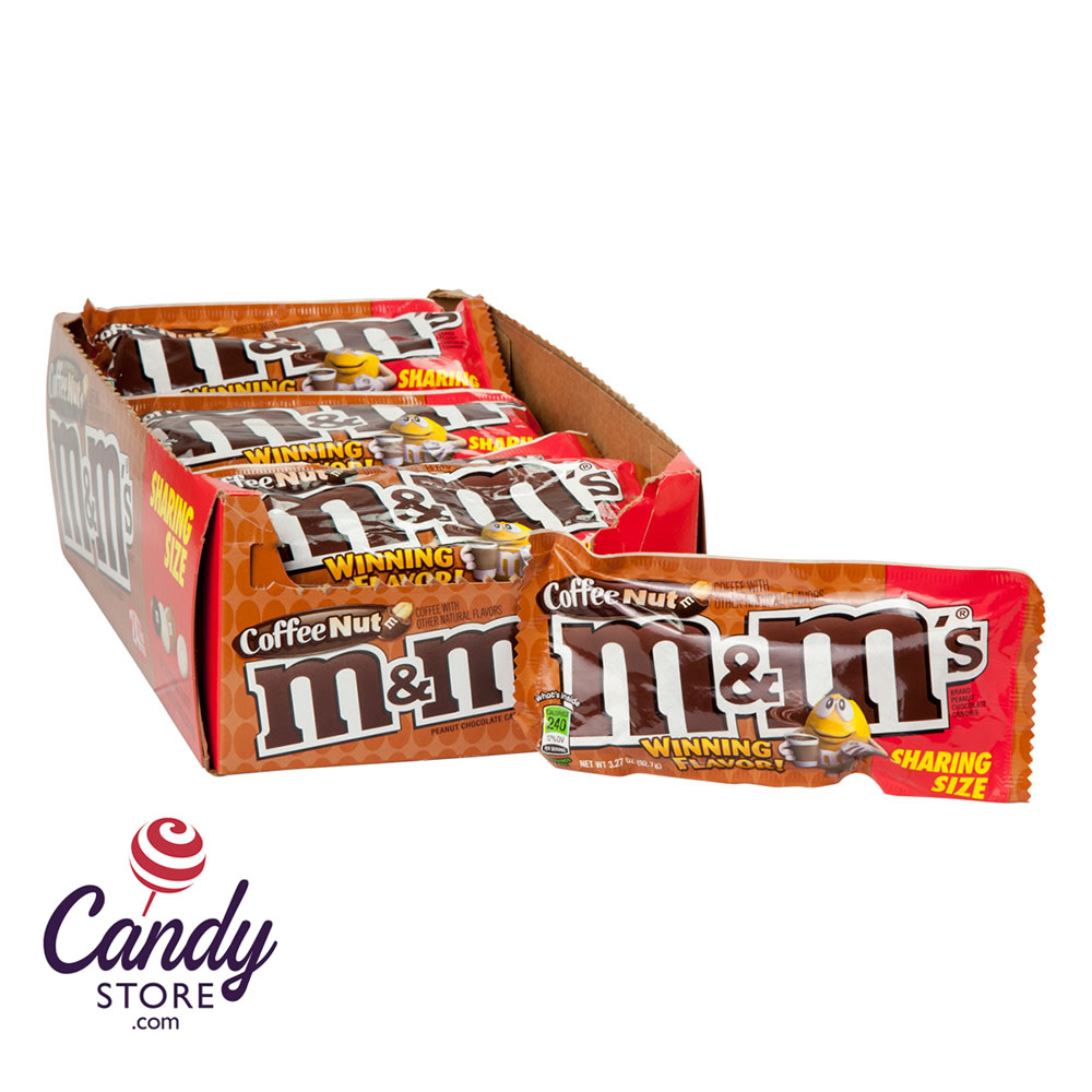 M&M's Coffee Nut 3.27oz Share Size Bag - 24ct | CandyStore