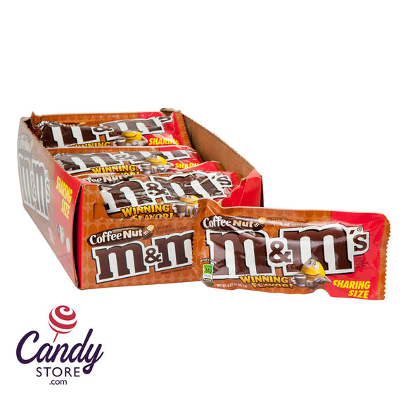 M&M's Coffee Nut 3.27oz Share Size Bag - 24ct CandyStore.com