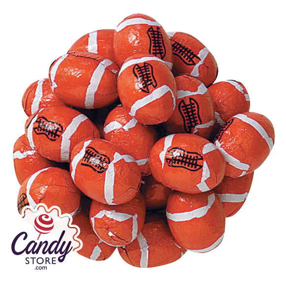 Madelaine Milk Chocolate Footballs - 5lb CandyStore.com