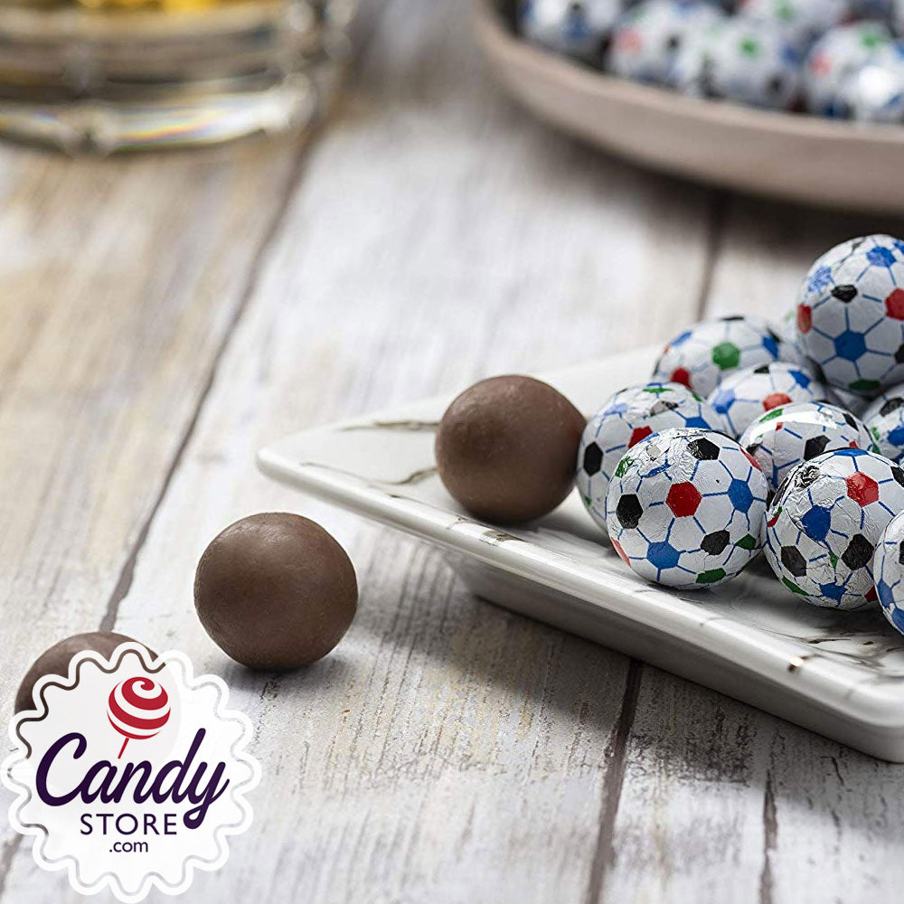Soccer Balls Candy Milk Chocolate Madelaine 5lb Bulk