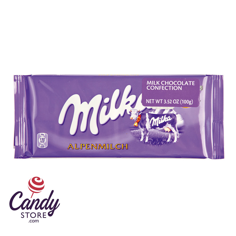 Milka Alpenmilch Bar 3.5oz - 25ct - CandyStore.com