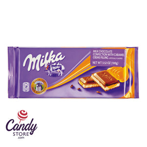 Milka Caramel Bar 3.5oz - 23ct CandyStore.com