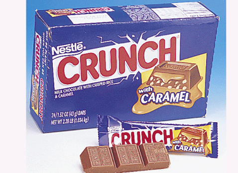 Nestle Crunch Bars with Caramel - 24ct | CandyStore.com