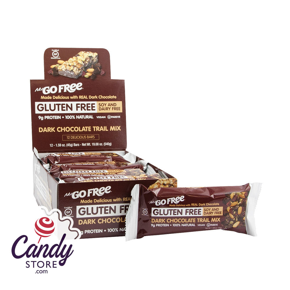 Nugo Gluten Free Dark Chocolate Trailmix Bar 1.76oz 12ct