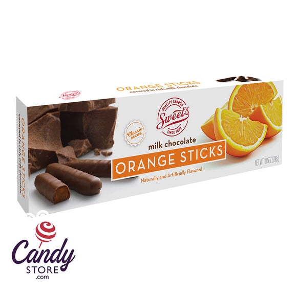 Orange Jelly Sticks Milk Chocolate 10.5oz - 12ct CandyStore.com