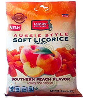 Peach Licorice Lucky Country - 3lb CandyStore.com
