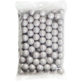Pearl Silver Color Splash Gumballs - 2lb CandyStore.com