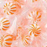 Petite Orange Striped Balls - 5lb CandyStore.com