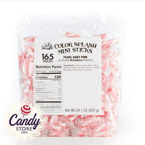 Pink Mini Candy Sticks Color Splash - 165ct CandyStore.com