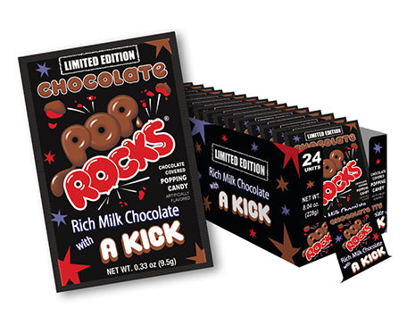 Pop Rocks Chocolate Candy Packs - 24ct Box CandyStore.com