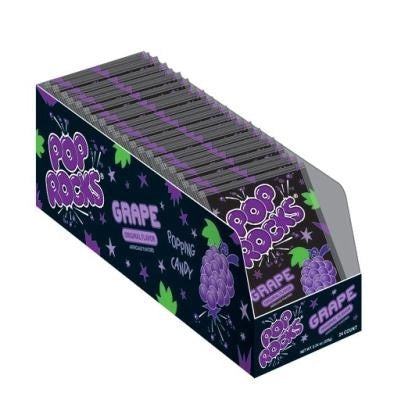 Pop Rocks Grape Candy Packs - 24ct Box CandyStore.com