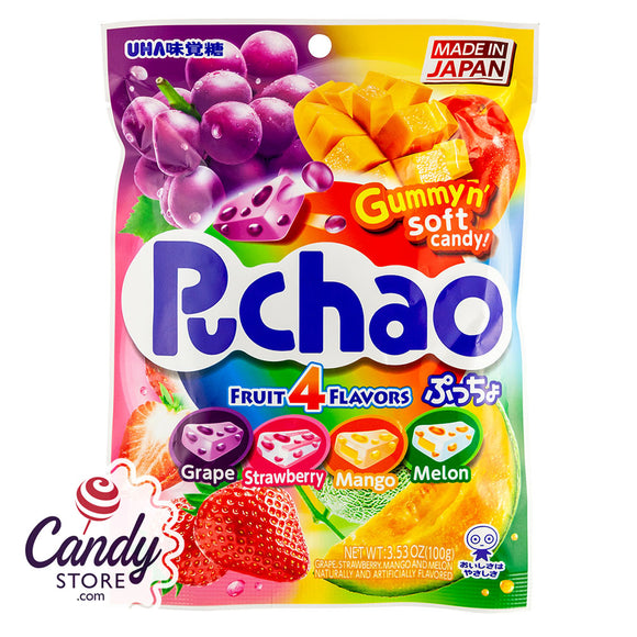 Puchao Mixed Fruit 3.53oz Peg Bag - 6ct CandyStore.com