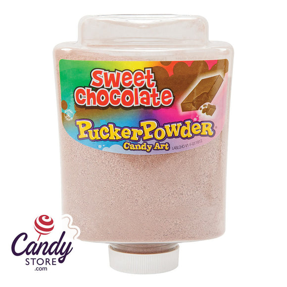 Pucker Powder Sweet Brown Chocolate 9oz Bottle - 1ct CandyStore.com