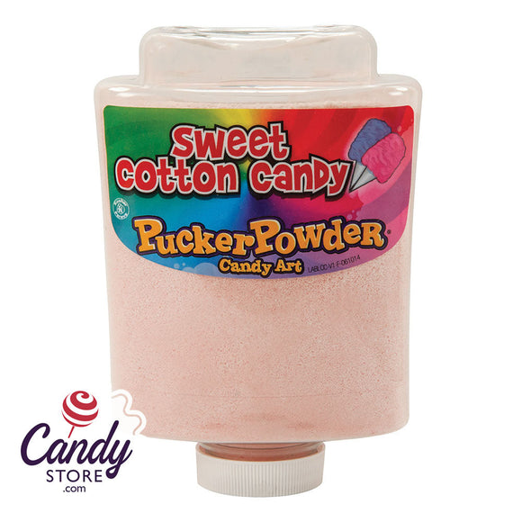 Pucker Powder Sweet Pink Cotton Candy 9oz Bottle - 1ct CandyStore.com